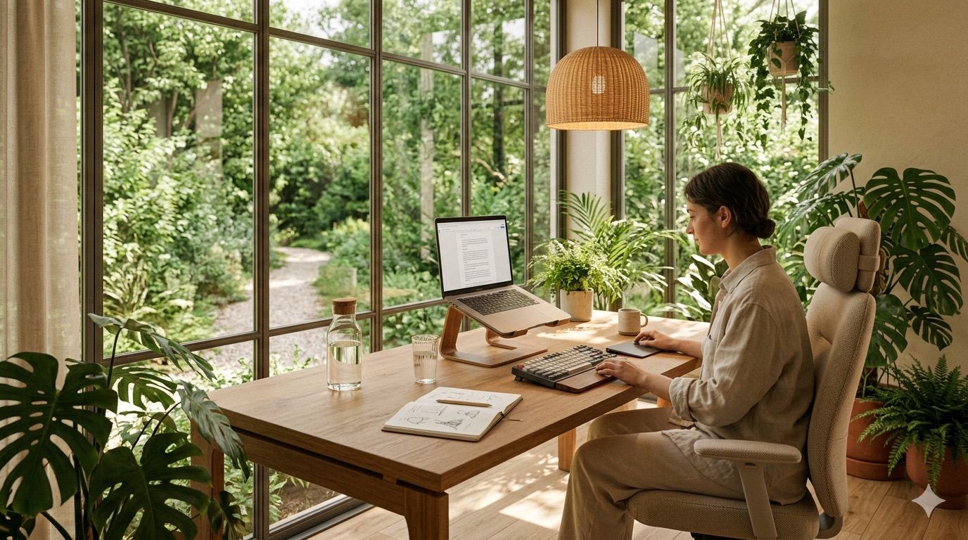 Quiet, autonomous living with your own rhythm — visualization of the intended environment