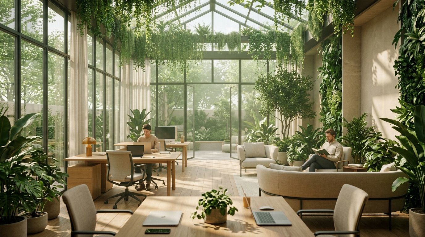 A wide view of the designed environment — visualization of the intended environment