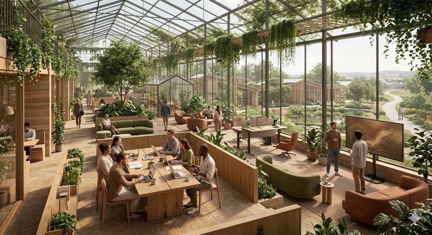The mechanism of the environment — light, structure and systems — visualization of the intended environment