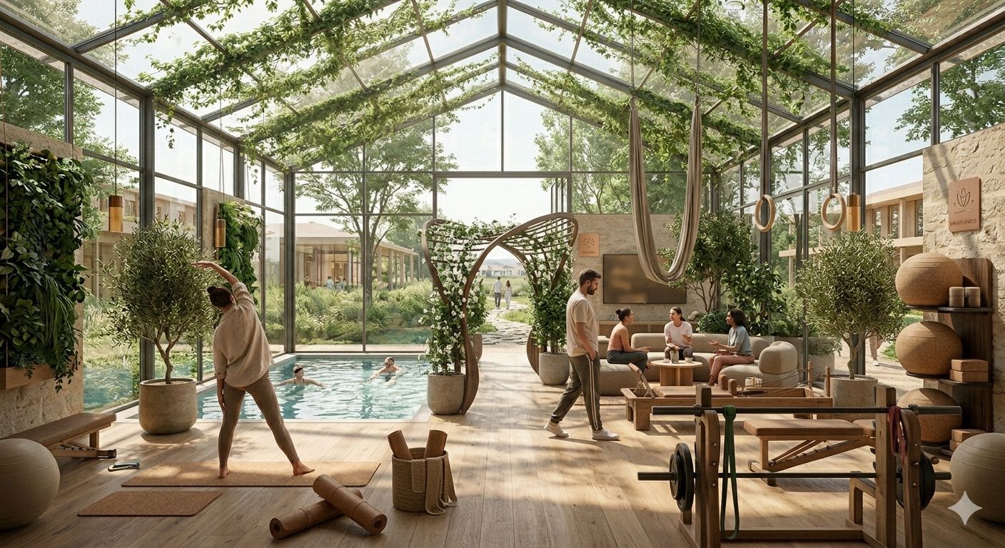 A space for sport and movement — visualization of the intended environment